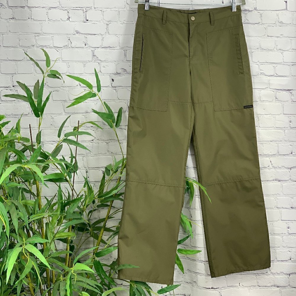 Calvin Klein Jeans Green Straight Leg Windbreakers